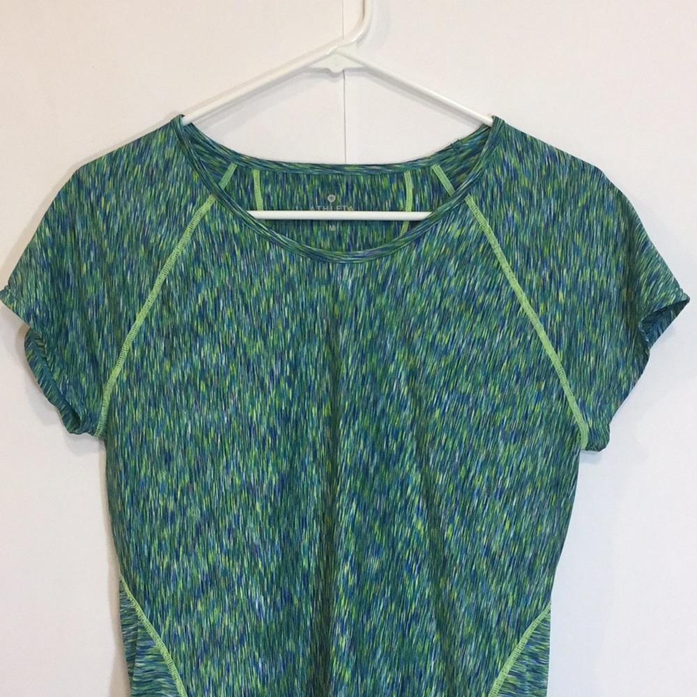 Athleta Active Tee Pop Space Dye Women's Medium